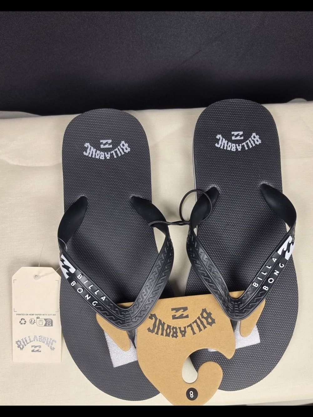 Billabong Black Flip Flop Sandals